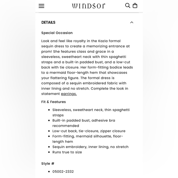 Windsor Prom Dress - Picture 9 of 10